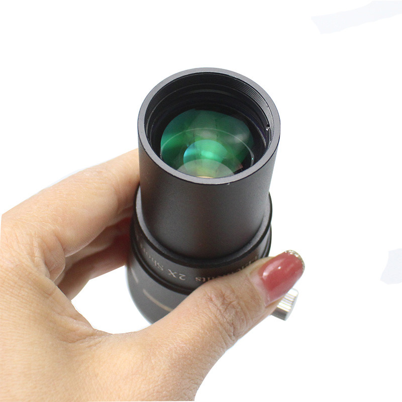 3-Elements 2X Barlow Lens Multi-Coated DIY Astronomical Telescope 1.25'' Mount