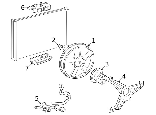 Genuine GM Bracket 12363387