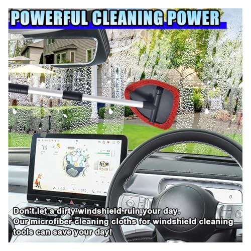 20PCS Microfiber Cloths for Car Windshield Cleaning Tool, Replaced Triangular