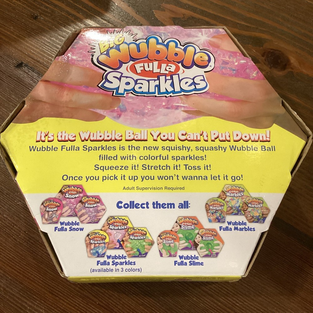 BIG Wubble Fulla SPARKLES Pink NEW