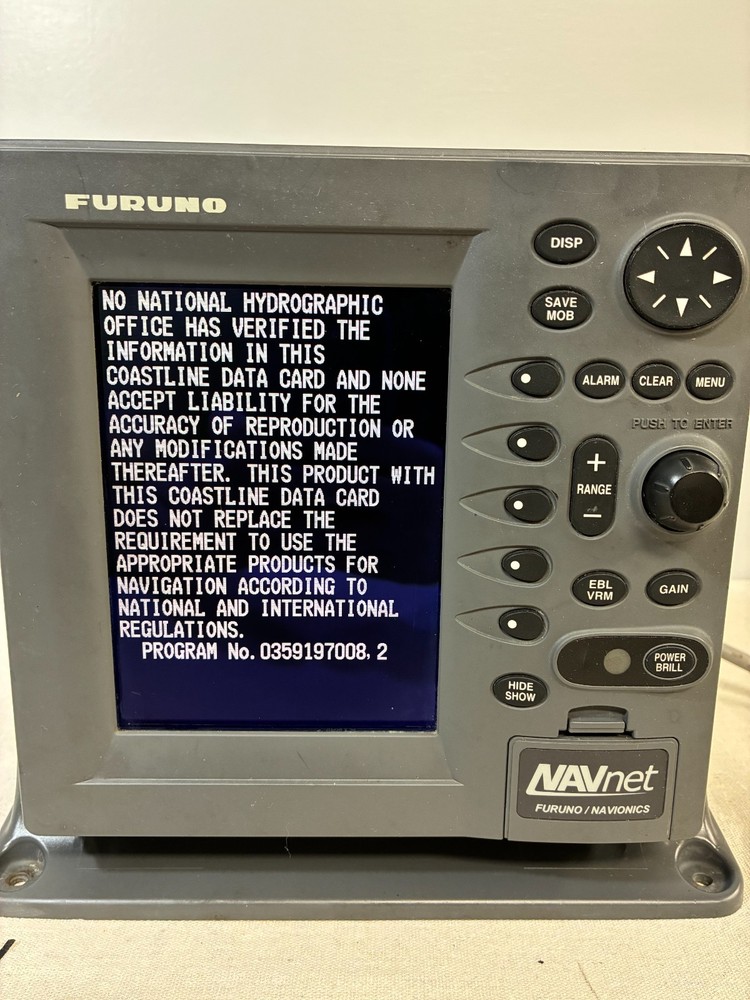 Furuno RDP-143 NavNet VX1 7" Navionics FishFinder Radar GPS Chartplotter