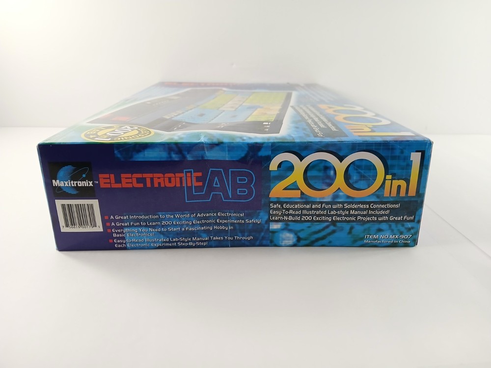 Maxitronix ELECTRONIC LEARNING LAB With 200 Educational Wiring Projects COMPLETE