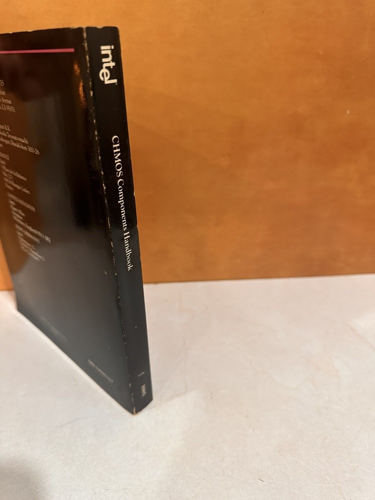 Original Intel CHMOS Components Handbook 1985 reference book