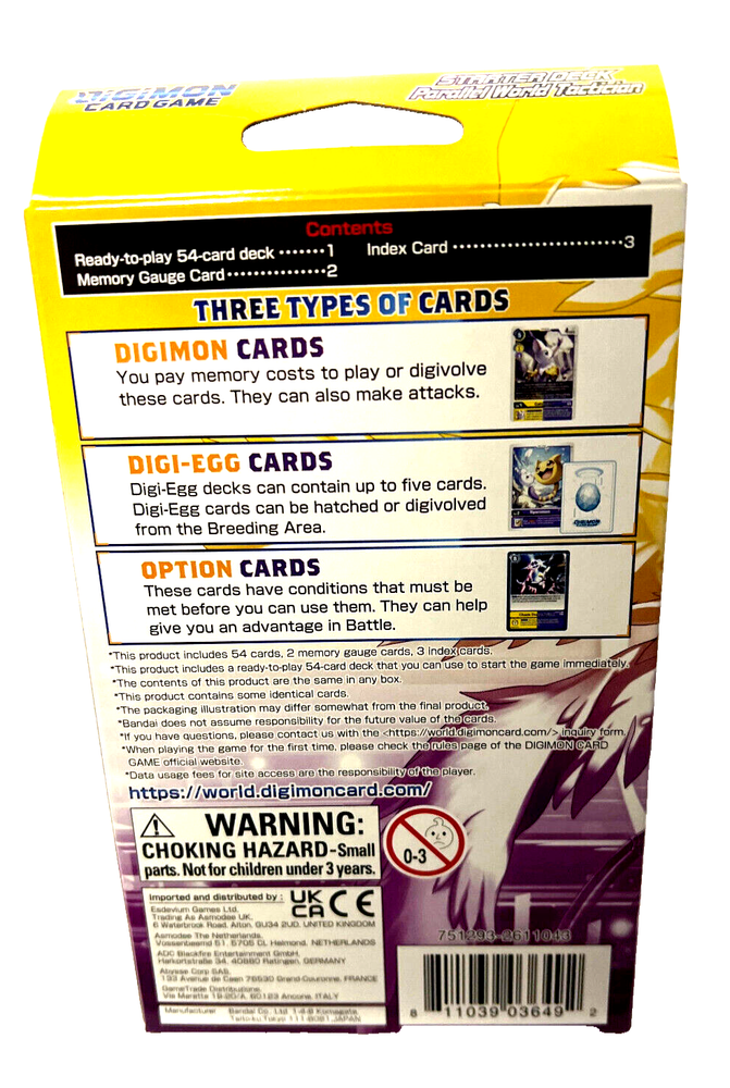 Digimon Parallel World Tactician Starter Deck ST-10