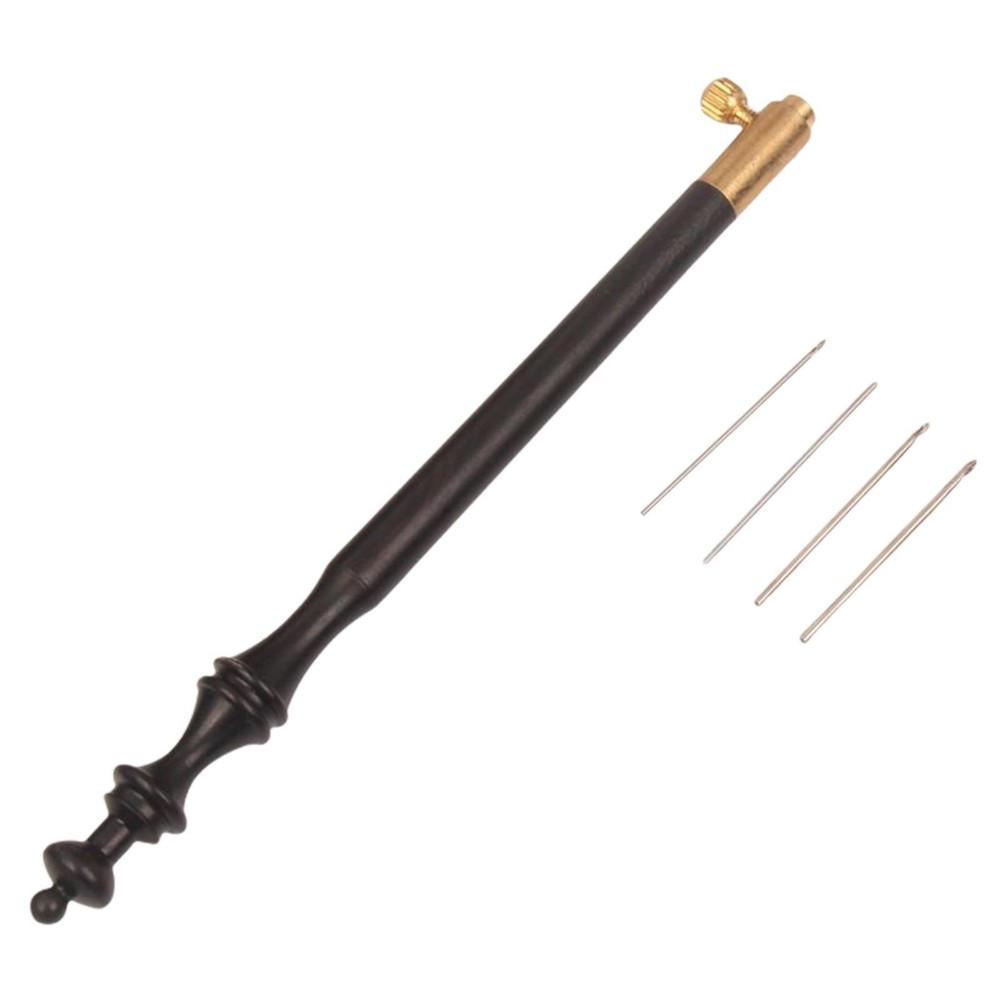 Hook with 4 Embroidery Beading Needle Tools