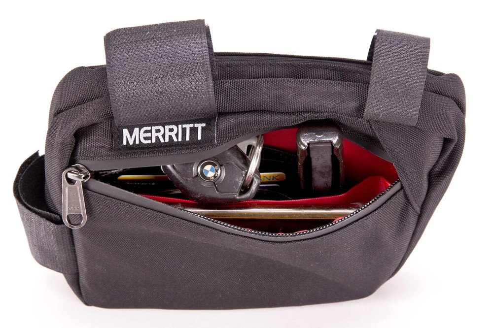 MERRITT CORNER POCKET FRAME BAG - BICYCLE FRAME BAG - WHITE
