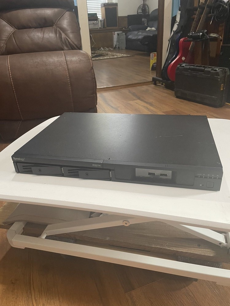 SYNOLOGY RS214 NAS NETWORK ACCESS SERVER / 8TB (2X 4TB) WD RED - Working