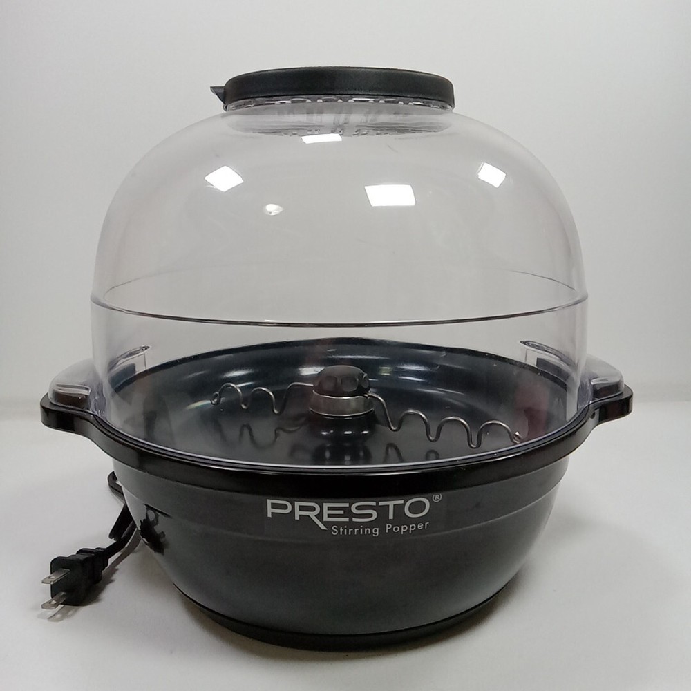 Presto Electric Stirring Popcorn Maker 05200 6 Quart Corn Popper