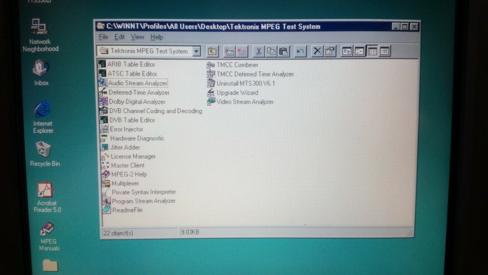 Tektronix MTS 300 MPEG Test System