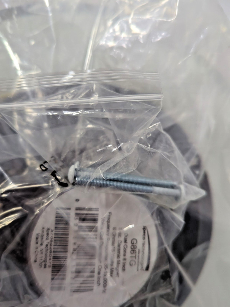 SPECO TECHNOLOGIES G86TG DUAL CONE 8 INCH - FULLY FUNCTIONAL