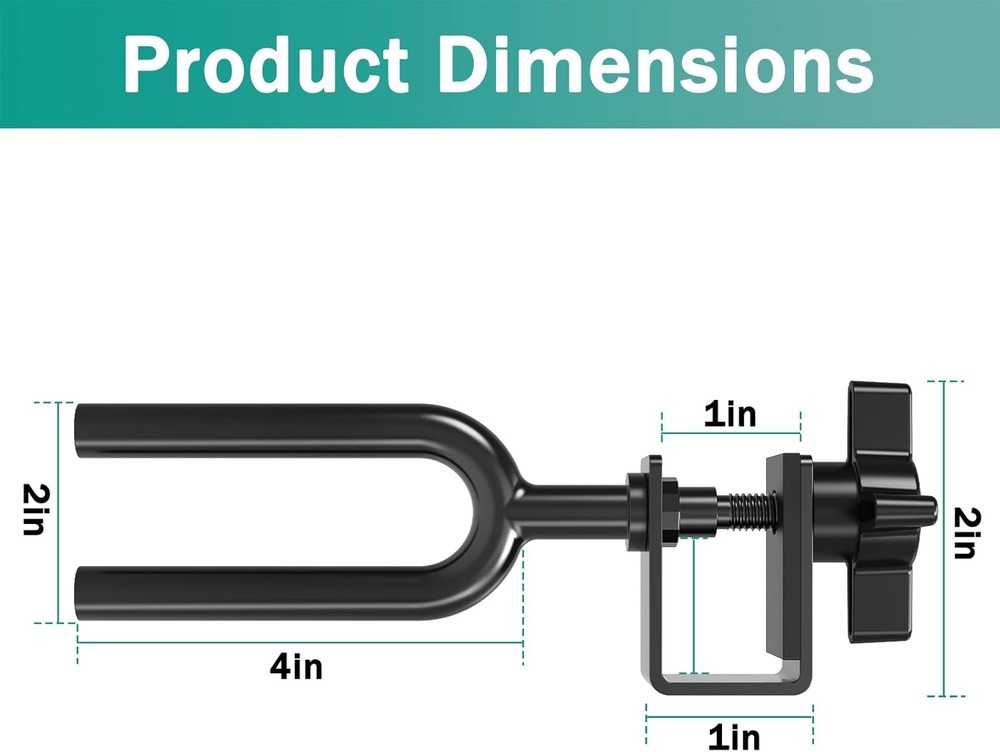 Treestands Universal Bow Holder Easy Installation Adjustable Black