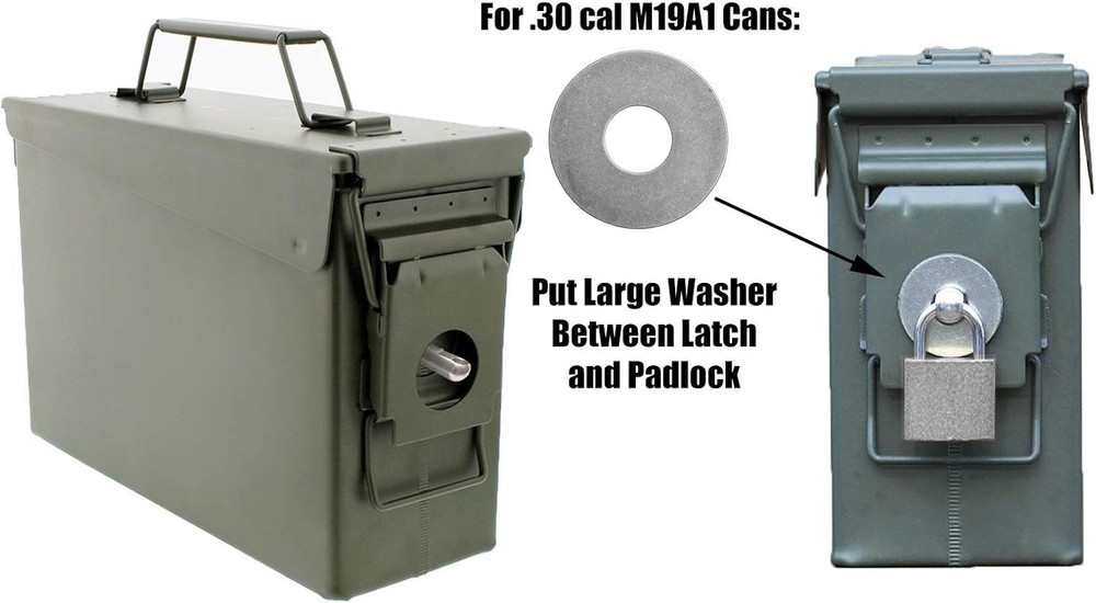 Locking Hardware Kit for Ammo Cans Steel