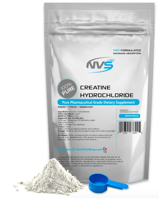 250g NVS CREATINE HYDROCHLORIDE (HCL) KOSHER