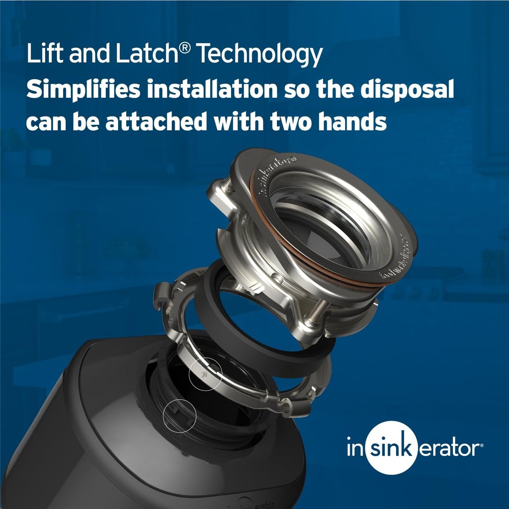 InSinkErator BADGER5 Badger 5 Garbage Disposal, 1/2 HP