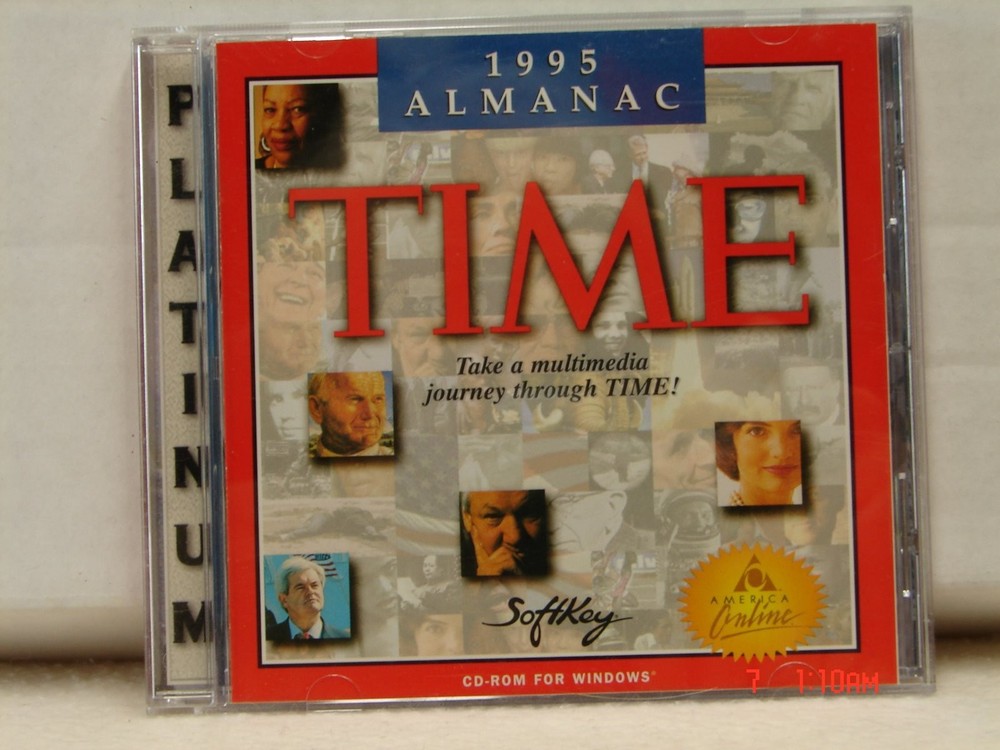 CD Rom Time 1995 Almanac - Windows