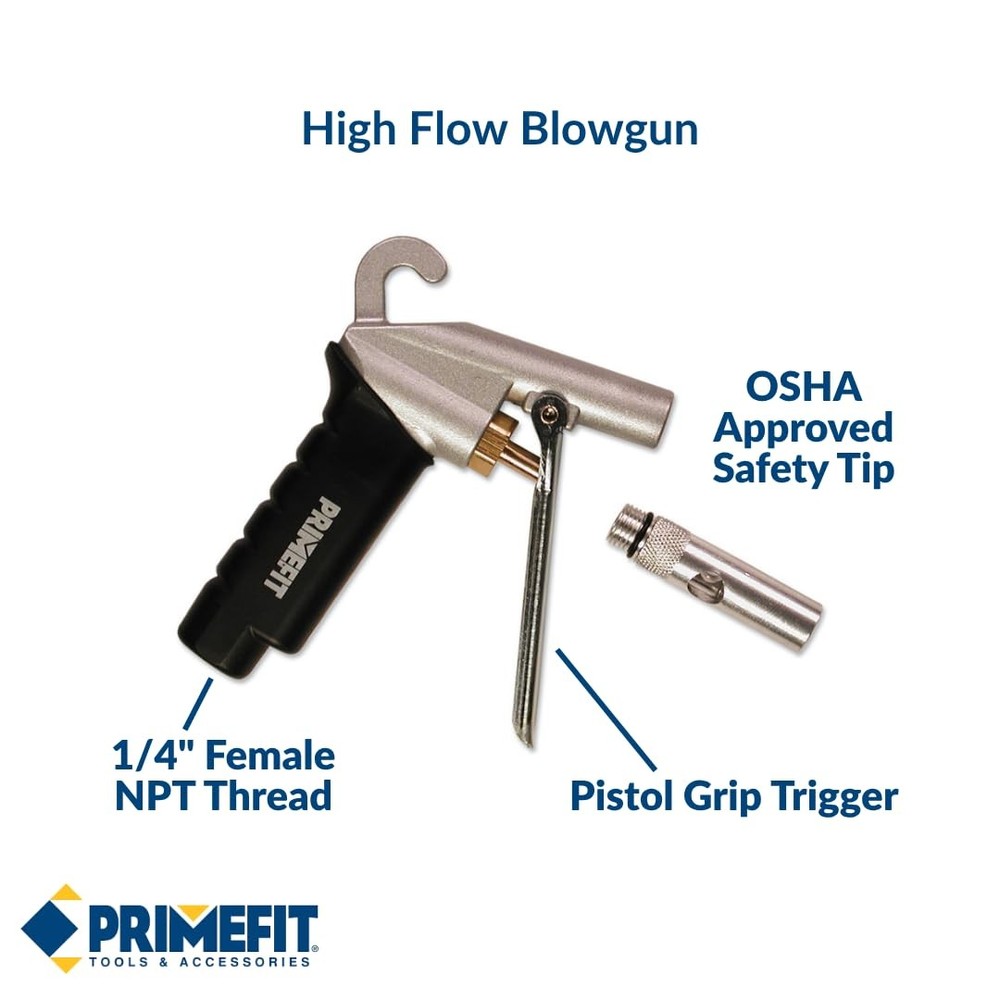 Blow Gun KIT W/ 4IN Extensions OSHA