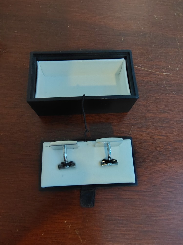 Silver Tone Kenneth Cole Cufflinks