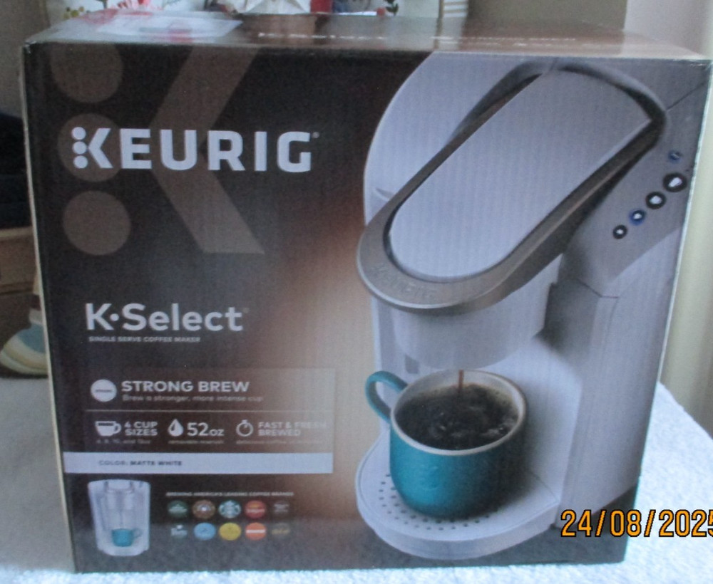 New Keurig K Select Strong Brew Coffee Machine White