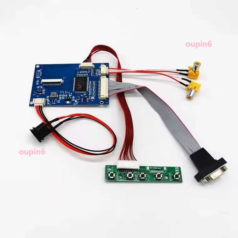 2AV LCD controller board kit + 4.3" panel 480x272 Display car Screen Reversing