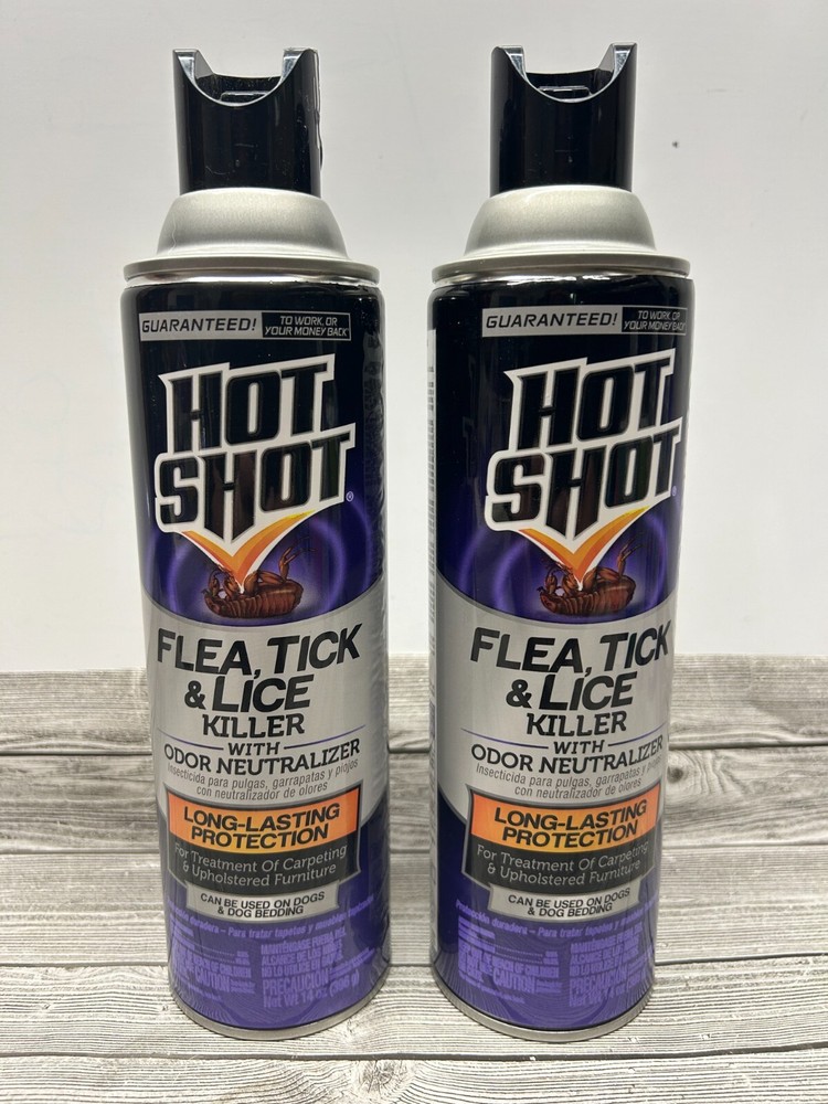 Hot Shot-Bed Bug Killer Spray-Bed Bug & Flea Fogger-Flea Tick & Lice Spray-Combo