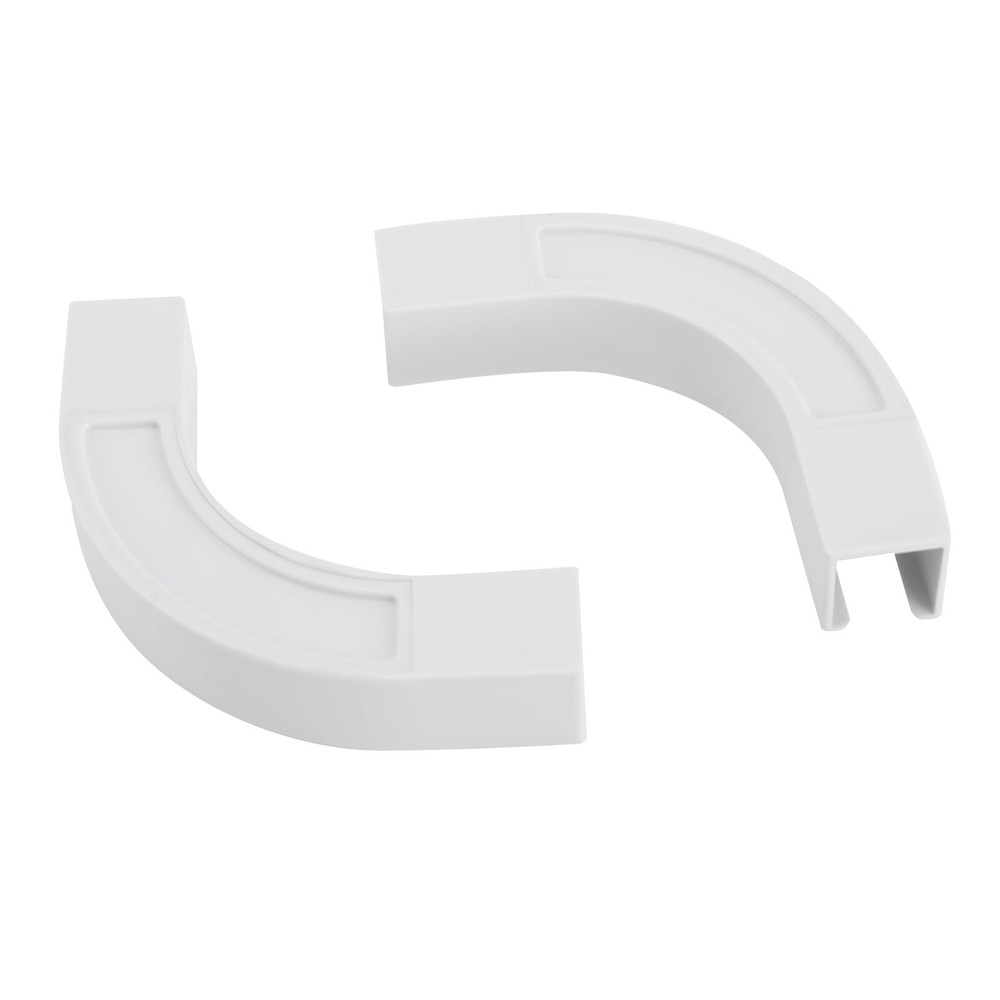 12ft-18ft Ceiling Curtain Track Set Ceiling Mount Room Divider Rail with Hooks