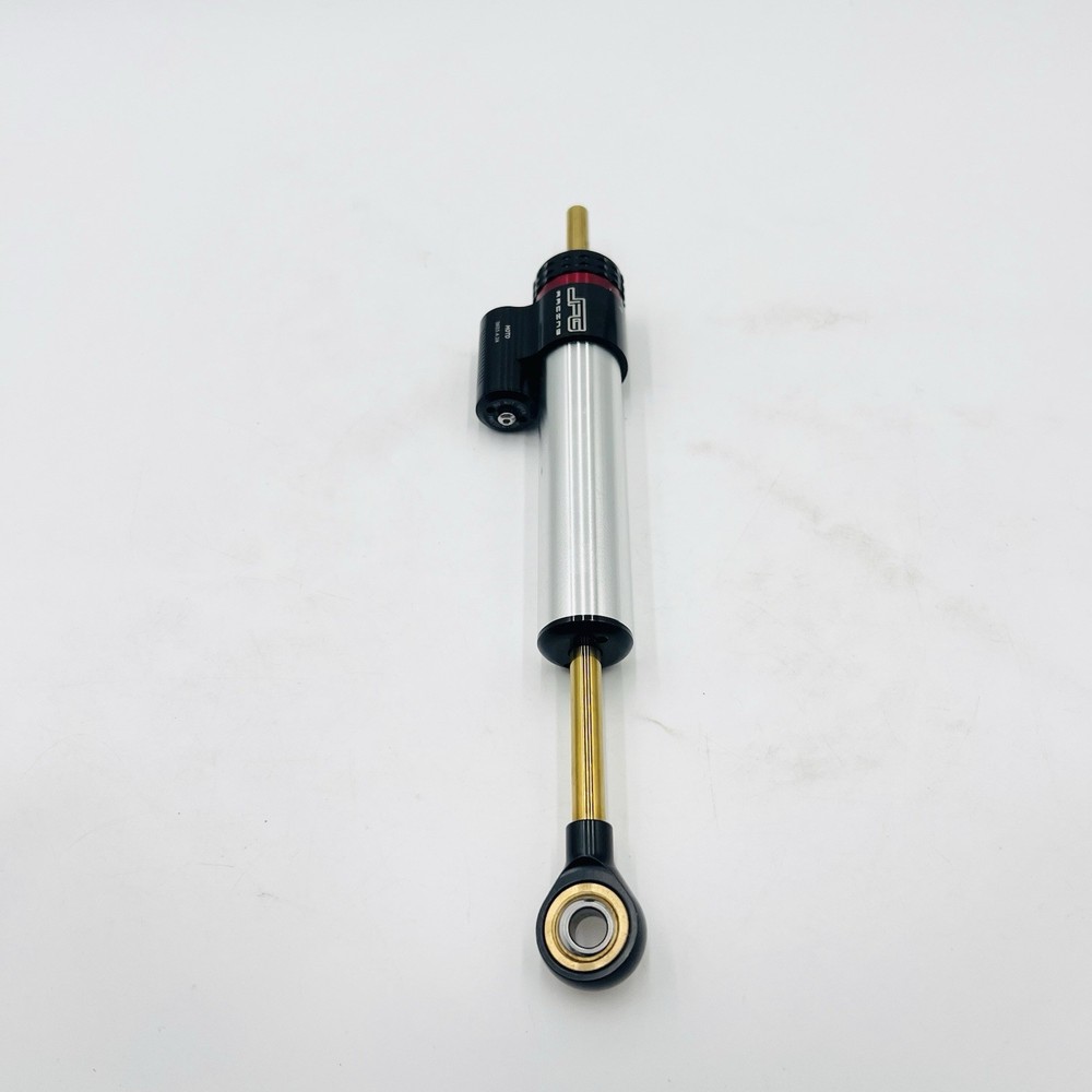 JFG RACING Motorcycle Steering Damper,without Bracket Universal CNC 10" Adjustab