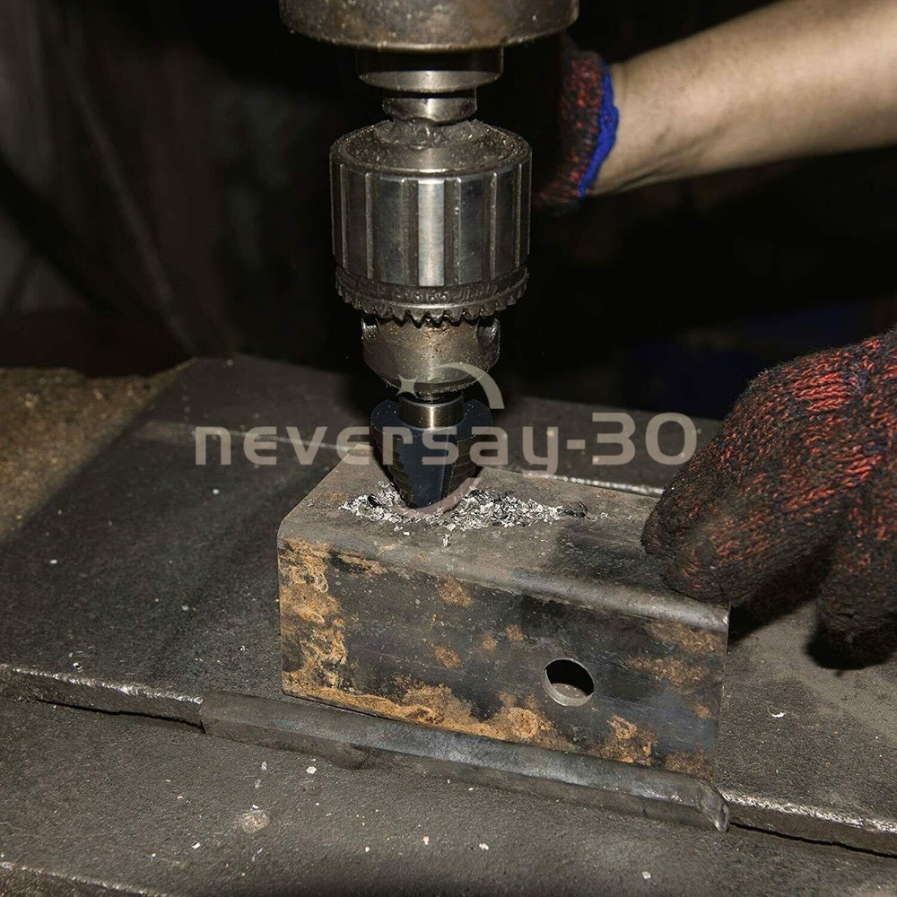 HSS 6PCS Titanium Step Drill Bit Set W Automatic High Speed Steels