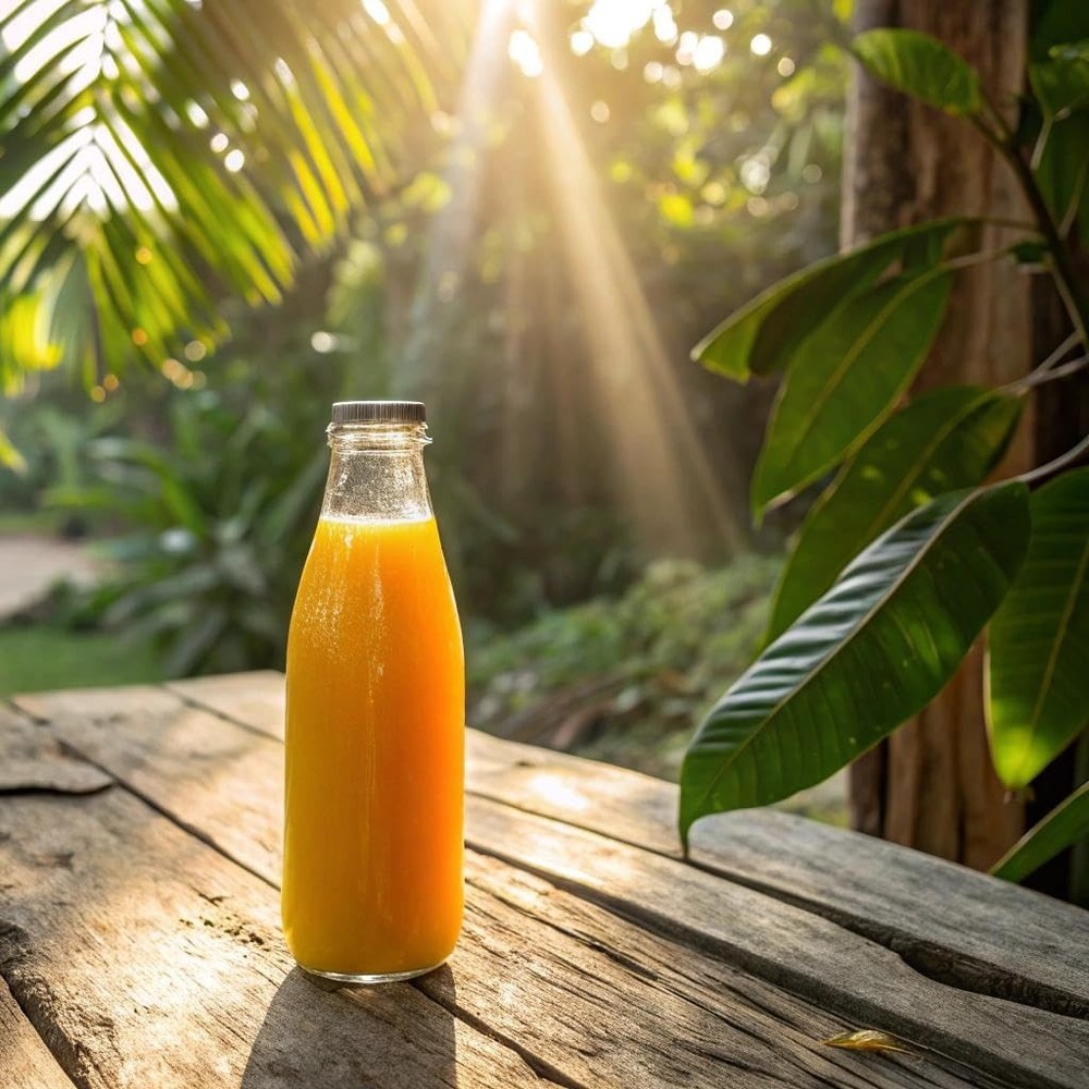 Pure Mango Juice with Real Fruit Pulp, 12 Pack, 100% Authentic Taste