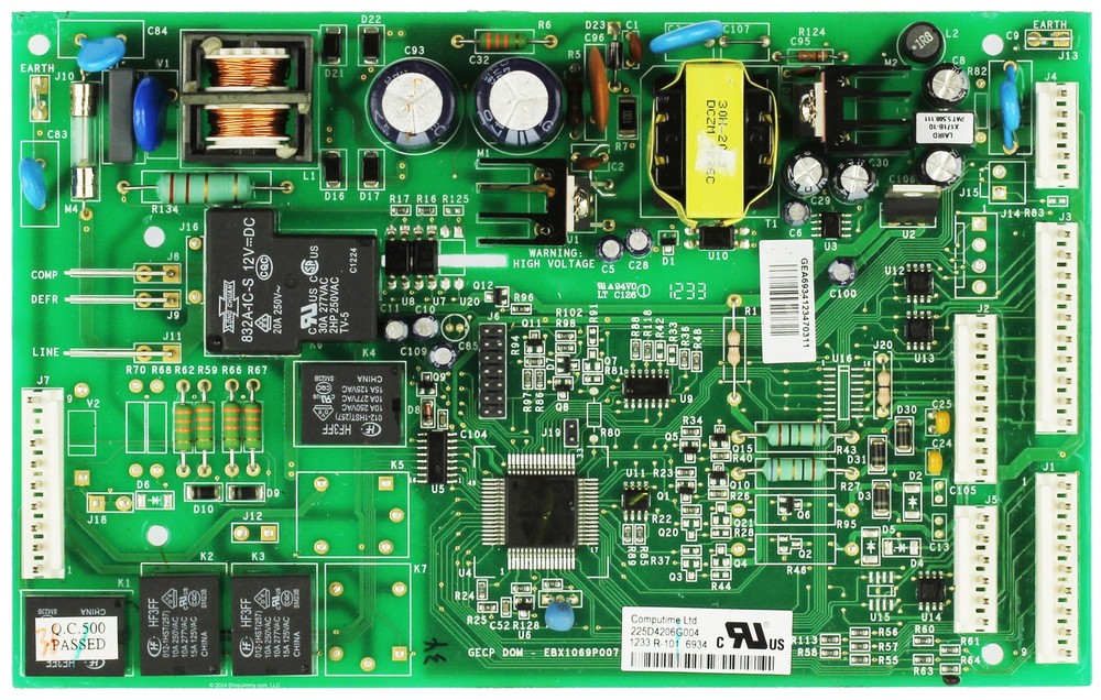GE Refrigerator 225D4206G004 WR55X11080 Main Control Board Assembly