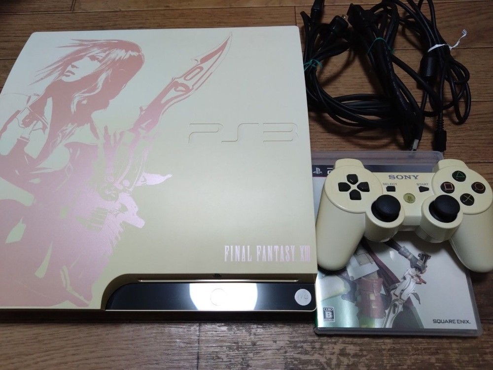 PS3 CEJH-10008 FF XIII Lightning Edition Console, Controller, Cables & Box #66