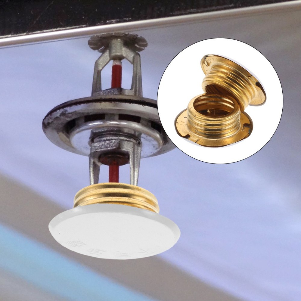 2 Pcs Sprinkler Guards Splash Shield Fire Covers for Ceiling Plate