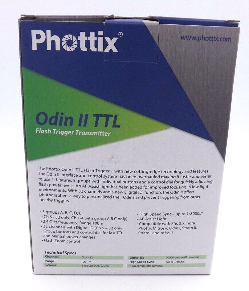 Phottix Odin ll TTL Flash Trigger Transmitter for Canon #37343