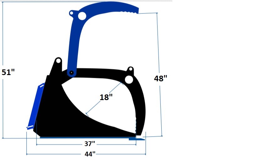 Stinger Scrap Demolition Grapple - DG Series