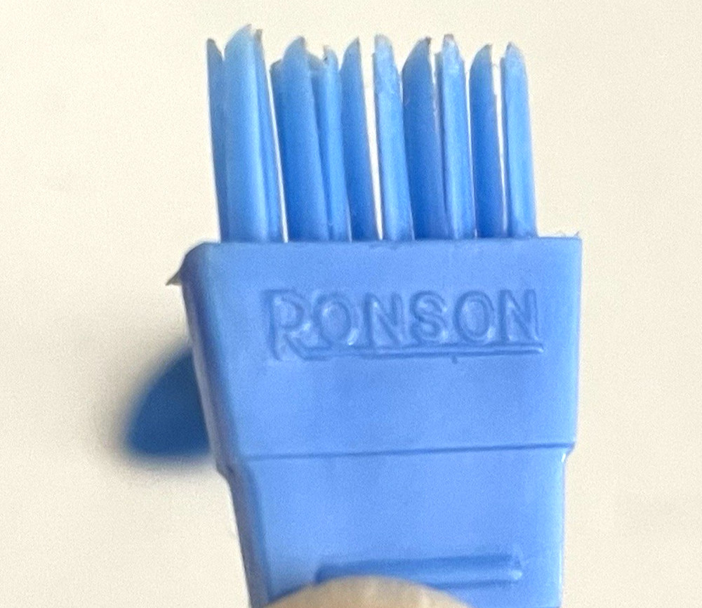 VARAFLAME ADONIS by RONSON Cigarette Lighter CHROME Model '60s BROWN CASE