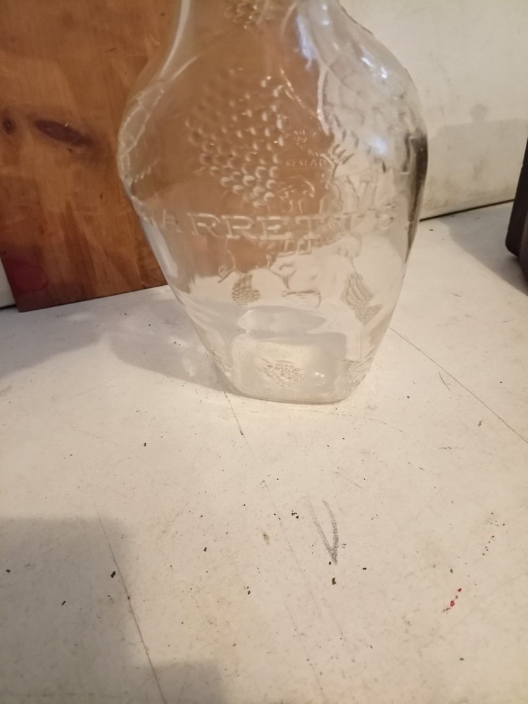 Vintage Decorative Garrett Wine Bottle Tall Quart