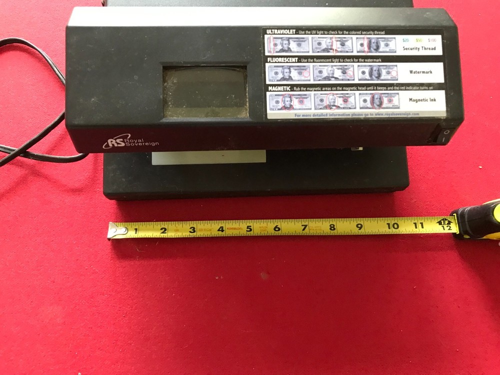 ROYAL SOVEREIGN COUNTERFEIT DETECTOR