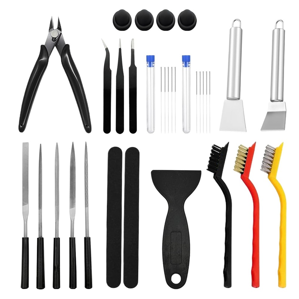 3D Printer Tool Kit Essential 3D Printer Tools Accessories for Removing, Smoo...