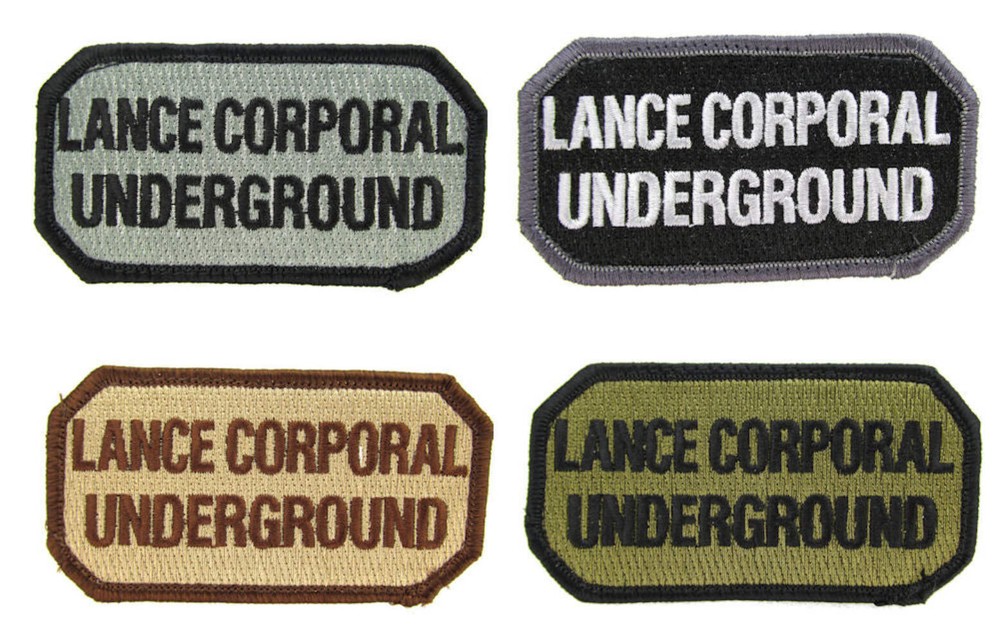CLEARANCE - LANCE CORPORAL UNDERGROUND Morale Patch