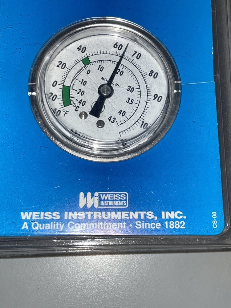 WEISS INSTRUMENTS 25BB-110 RF 2.5" REMOTE READING DIAL THERMOMETER