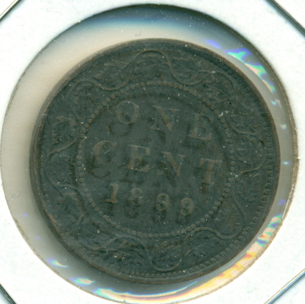 1899 CANADA LARGE CENT, EXTRA FINE, GREAT PRICE!