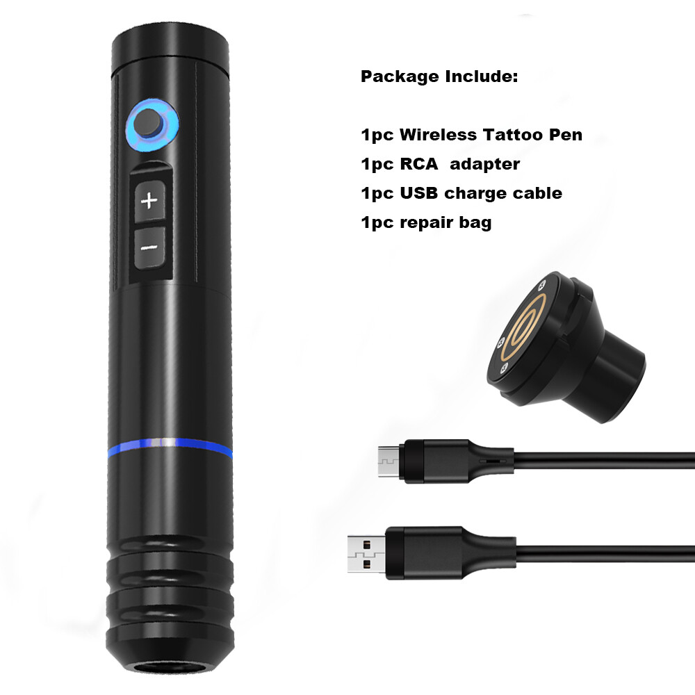 Wireless Tattoo Pen Machine Powerful Coreless Motor Rechargeable Lithum Battery