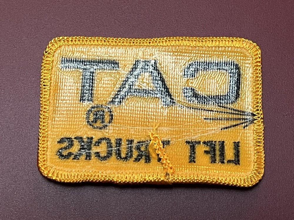 Vintage “CAT LIFT TRUCKS” Souvenir Patch