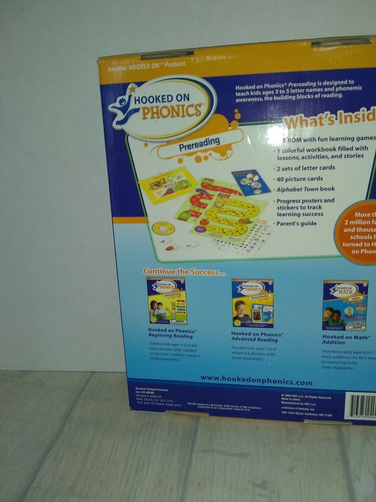 Hooked On Phonics Age 3 To 5