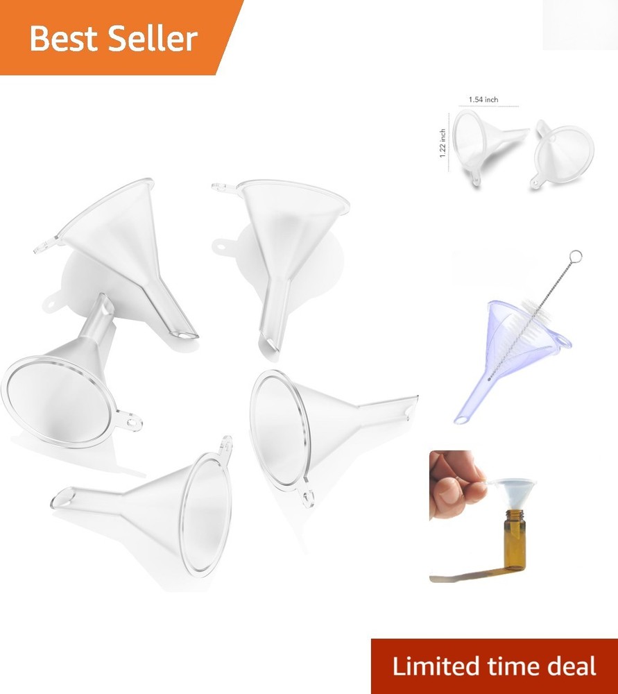 Multi-Use Mini Funnel Set - Essential for Cooking, Crafts & DIY Projects