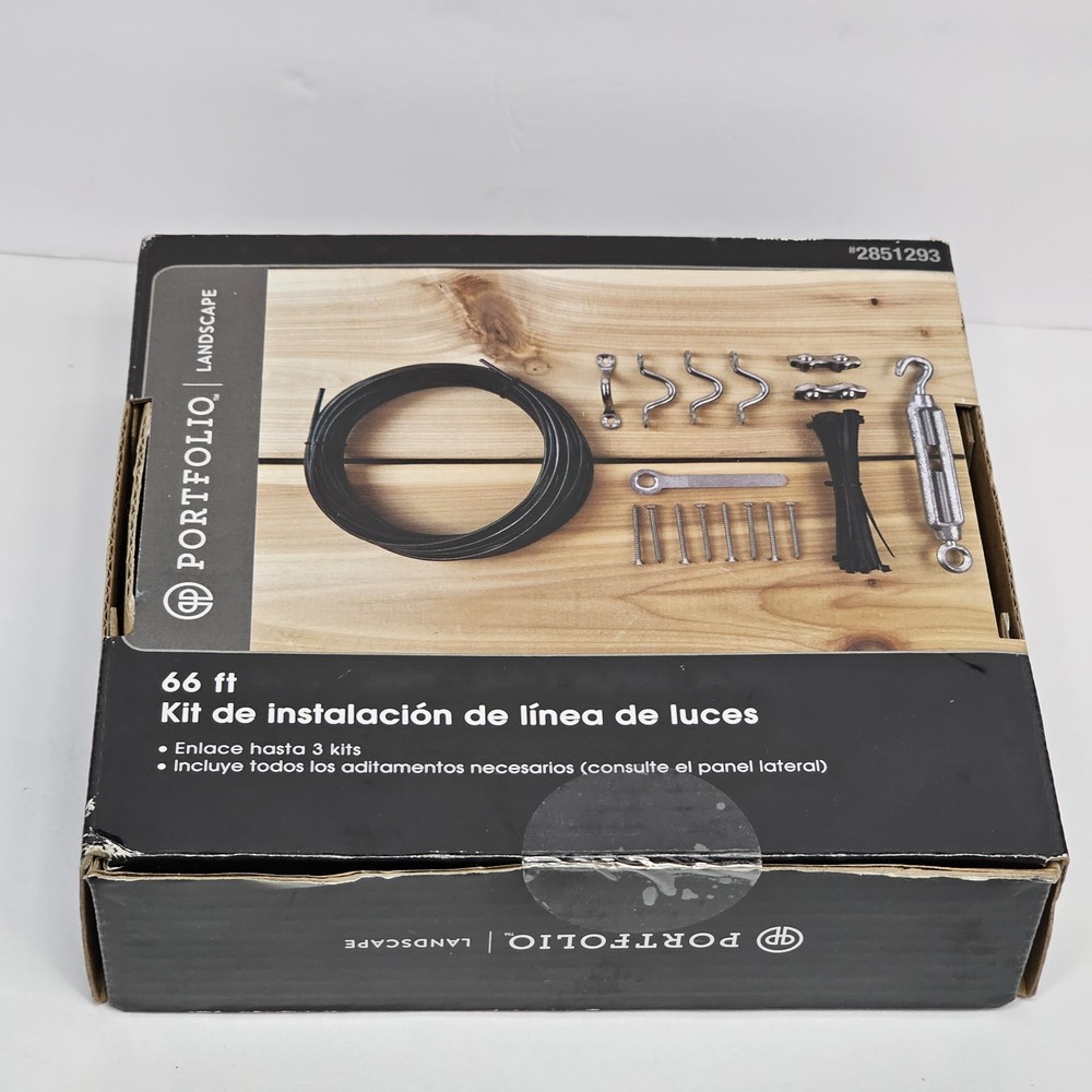 Portfolio Landscape 66 ft. String Light Installation Hardware Kit Harbor Breeze