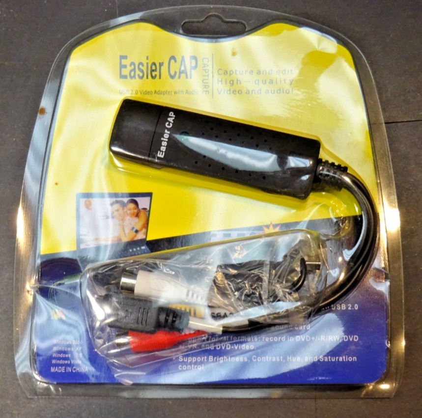 EasyCAP Capture USB 2.0 Video Adapter with Audio - Model DC60