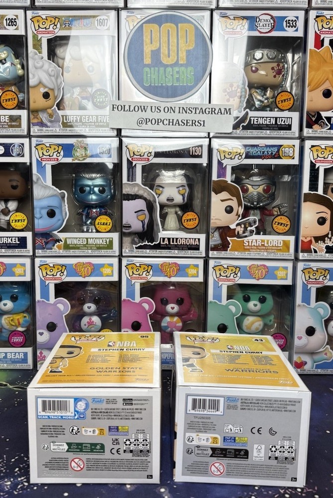 Funko POP! NBA: Steph Curry 2 Pop Set #43-95