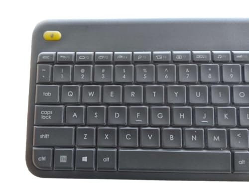 Silicone Keyboard Skin Cover Protector Compatible for Logitech k400 Plus Clear