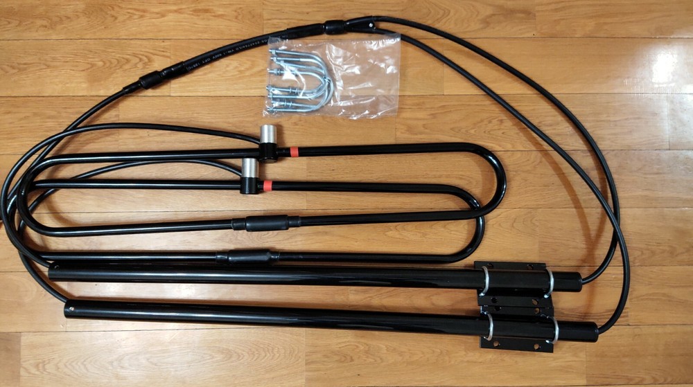 220 MHz (200-260) Dipole array ,VHF 2-element antenna 5.6 DBd 300W