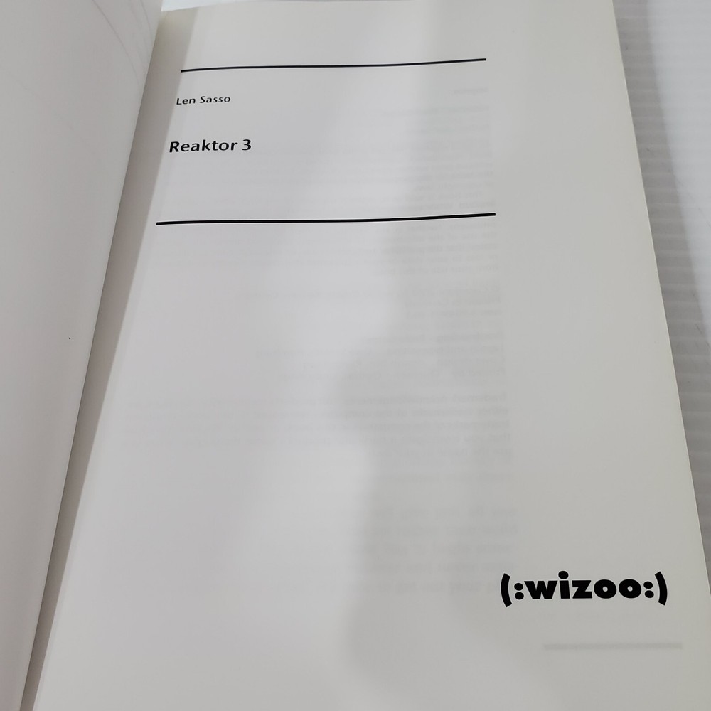 Native Instruments Reaktor 3 Paperback By Len Sasso Pro Guide Boom